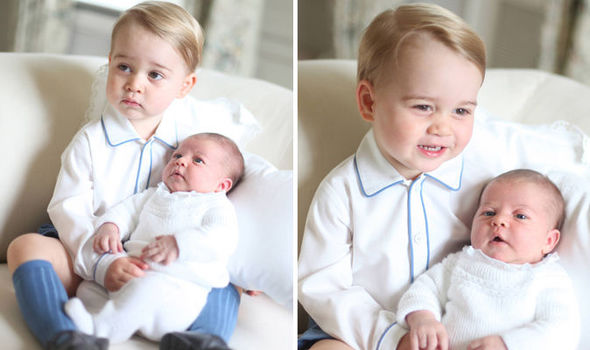 英國小王子George與小公主Charlotte